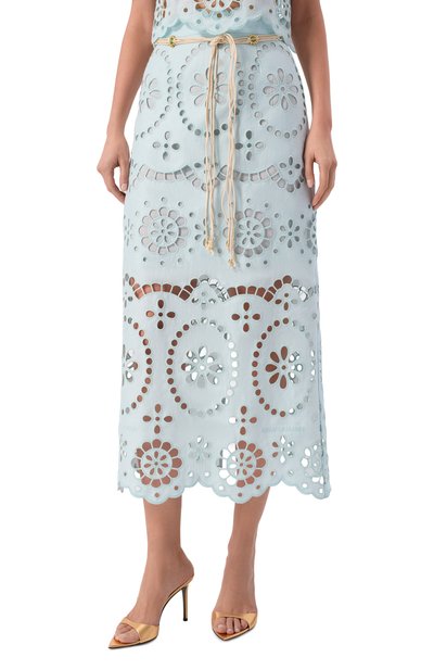 Льняная юбка ZIMMERMANN, арт. 6179SRS261, фото 3