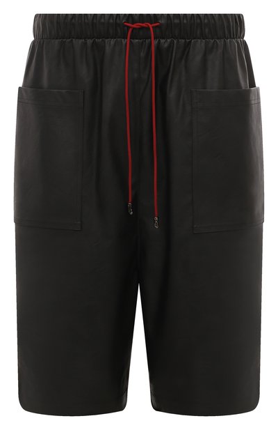 Шорты из экокожи WHO_AM, арт. MP5-P243-BLK, фото 1