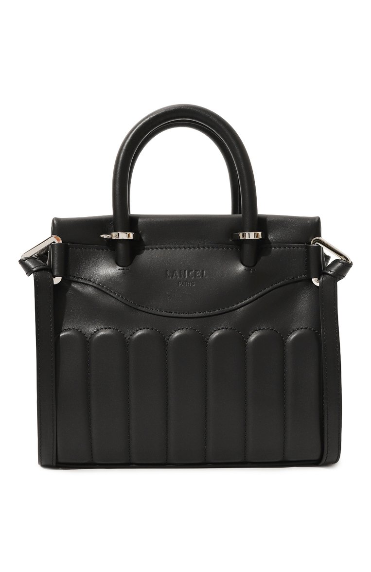 Женская сумка rodeo LANCEL черного цвета, арт. A12338 | Фото 1 (Материал: Натуральная кожа; Размер: small; Ремень/цепочка: На ремешке)