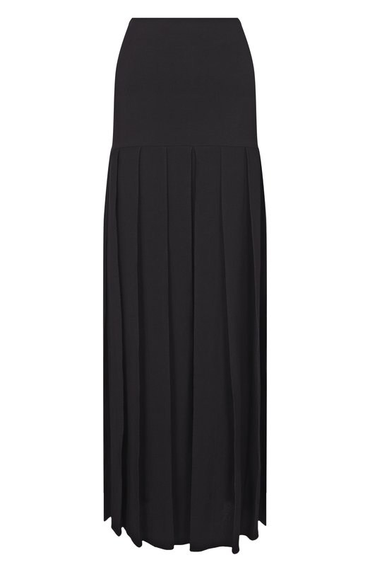 Юбка из вискозы и льна Petar Petrov S26TR8 Чёрный S26TR8