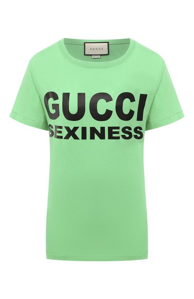 Хлопковая футболка GUCCI, арт. 623608/XJCLE, фото 1