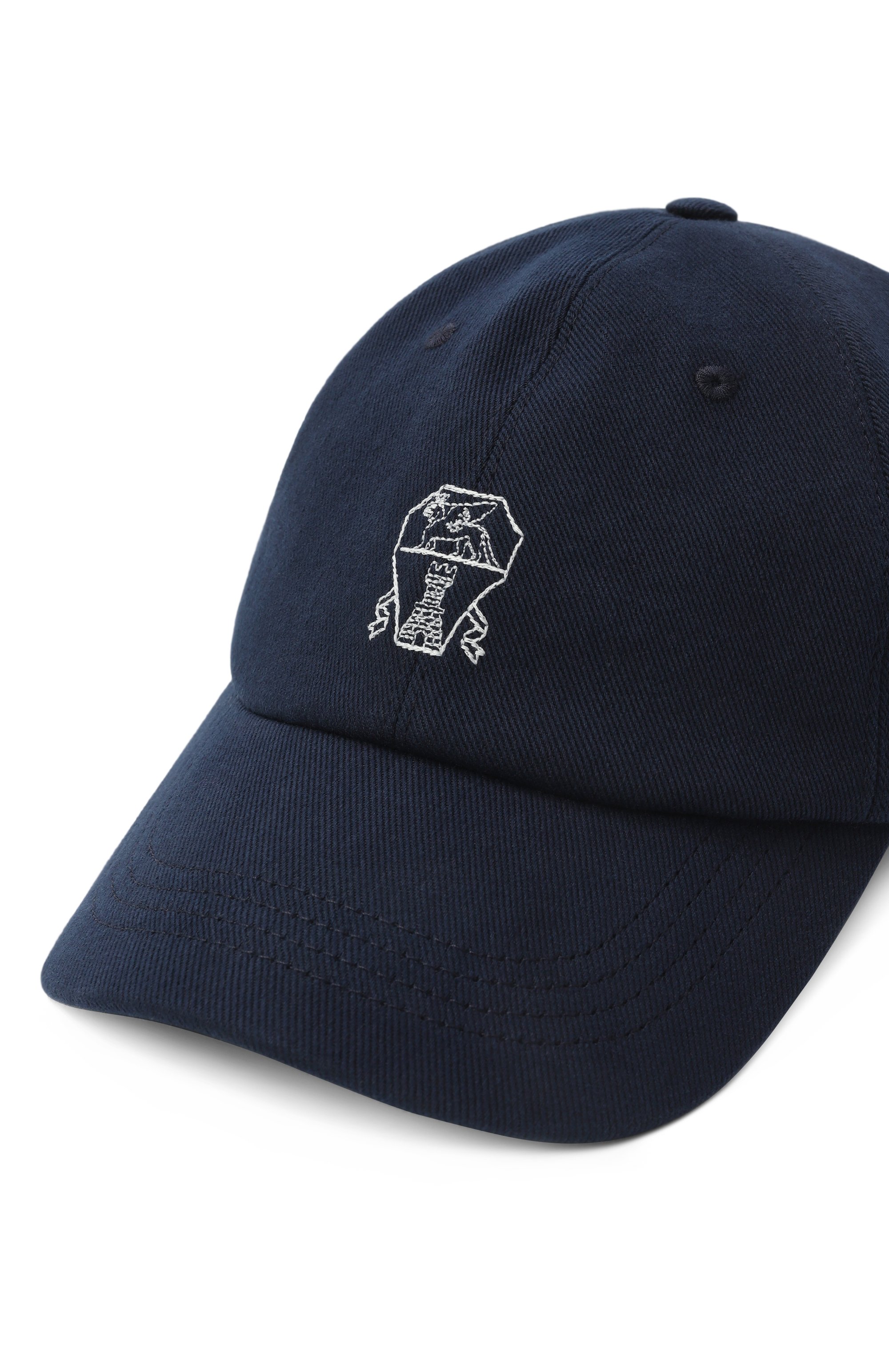 Хлопковая бейсболка BRUNELLO CUCINELLI, арт. B277PW322C, фото 3