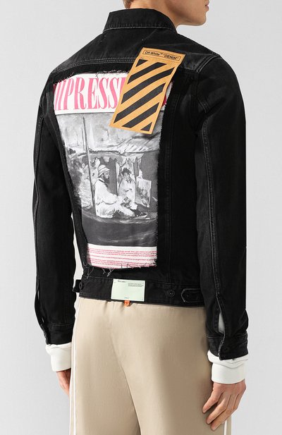 Джинсовая куртка OFF-WHITE, арт. 0MYE019R198120111088, фото 4