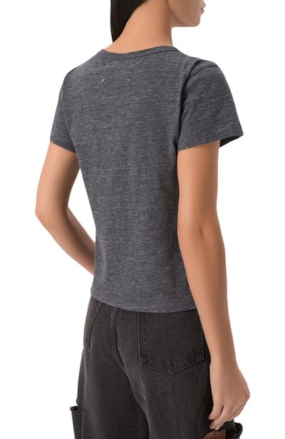 Хлопковая футболка MAISON MARGIELA серого цвета по цене 55950 руб., арт. S51GC0554/M20162, фото 4 Хлопковая футболка MAISON MARGIELA, арт. S51GC0554/M20162, фото 4