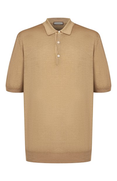 Мужская поло из шерсти и шелка CANALI, арт. C0479B/MX01165