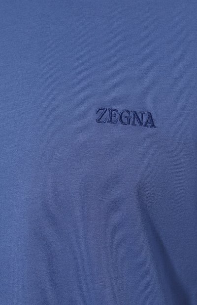 Хлопковая футболка ZEGNA, арт. UD360A7/D760, фото 5