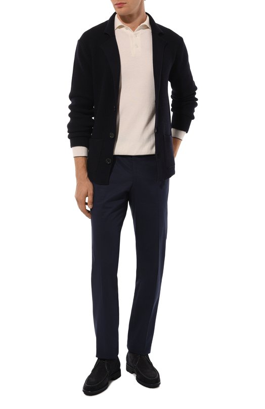 Шерстяной пиджак Daniele Fiesoli DF0113 Синий  DF0113 Фото 2