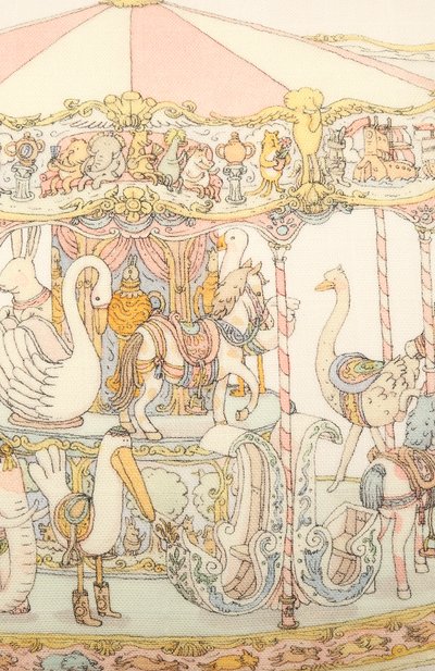 Хлопковая подушка ATELIER CHOUX, арт. CUSHI0N-CAR0USSEL, фото 3