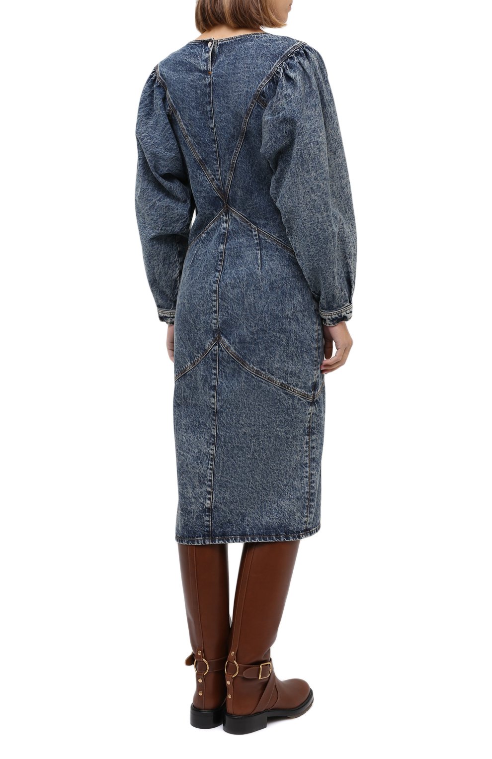 Джинсовое платье ISABEL MARANT, арт. R01784-20A021I/UDREA, фото 4