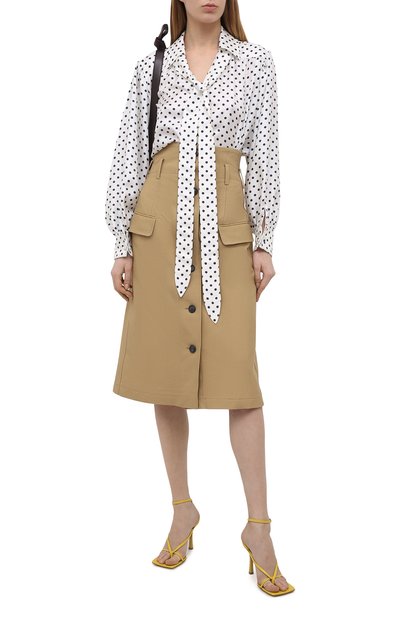 Хлопковая юбка VICTORIA BECKHAM, арт. 1121WSK002231C, фото 2