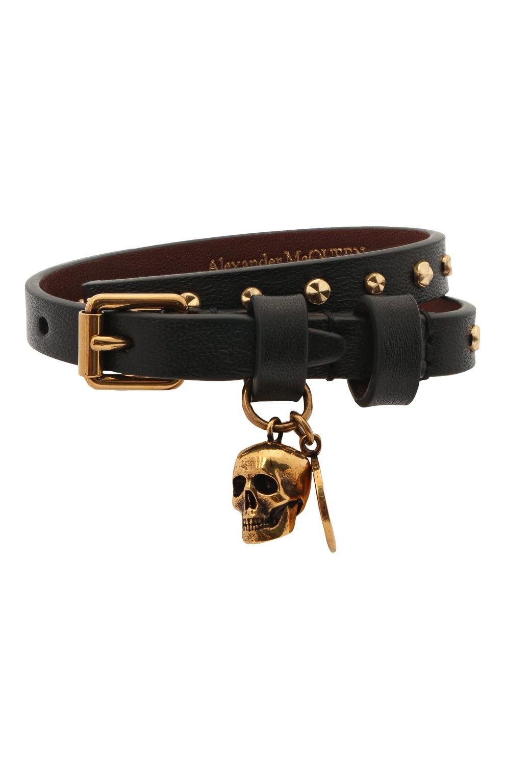 Кожаный браслет ALEXANDER MCQUEEN, арт. 630990/1AAA3, фото 1