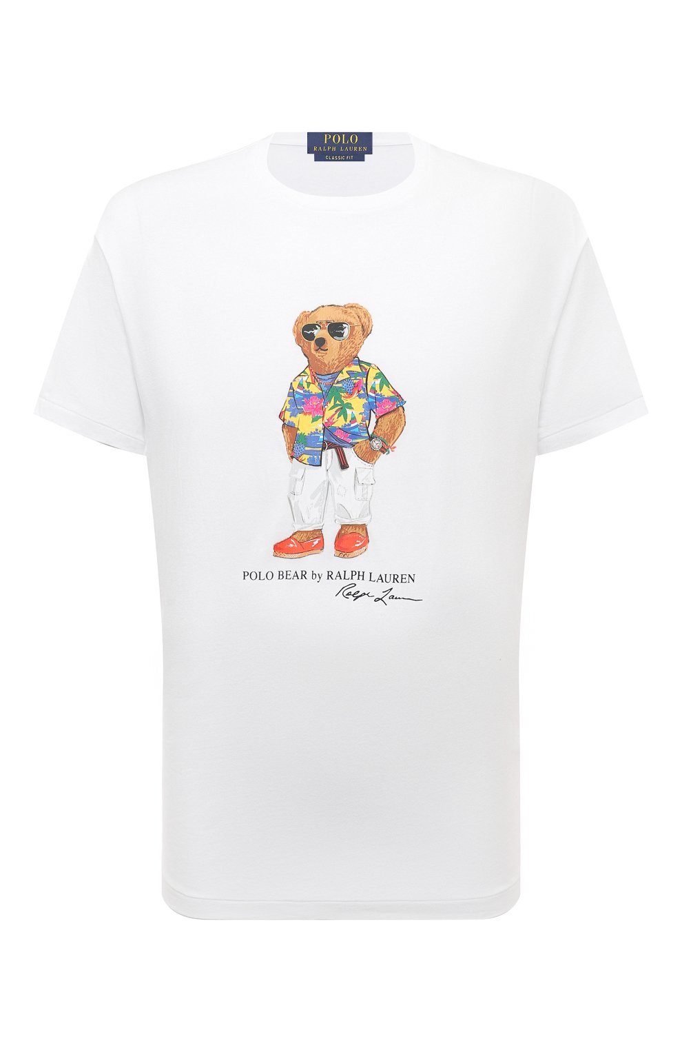 Хлопковая футболка POLO RALPH LAUREN, арт. 710854497, фото 1