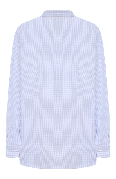Хлопковая рубашка DAL LAGO голубого цвета по цене 11650 руб., арт. N402M/2206/17/L-18/XL, фото 2 Хлопковая рубашка DAL LAGO, арт. N402M/2206/17/L-18/XL, фото 2