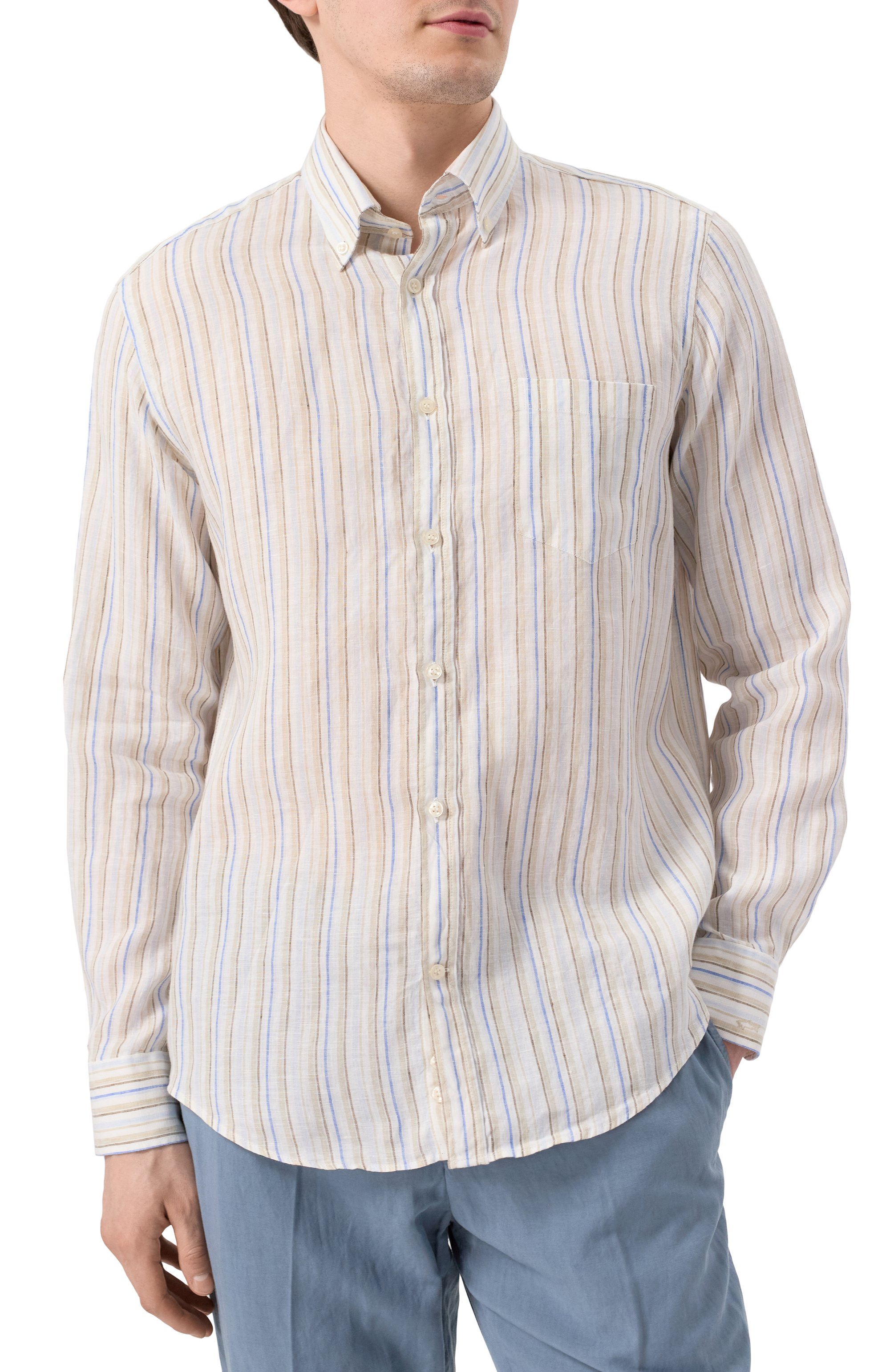 Льняная рубашка PAUL&SHARK, арт. 25413114, фото 3