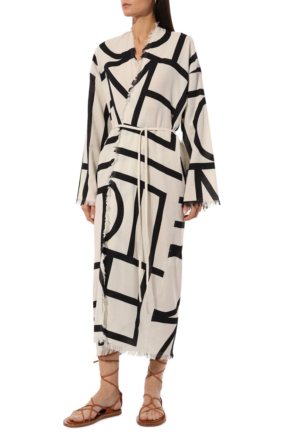 Хлопковое платье TOTEME, арт. 243-WRD0131-FB0242, фото 3