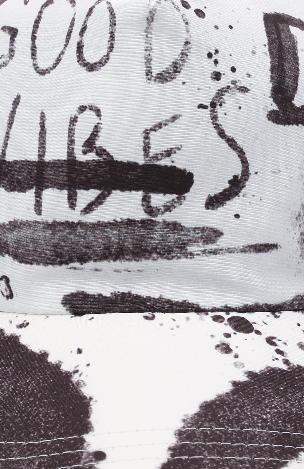 Бейсболка DOLCE & GABBANA черно-белого цвета по цене 37550 руб., арт. FH530A/HSM47, фото 4 Бейсболка DOLCE & GABBANA, арт. FH530A/HSM47, фото 4