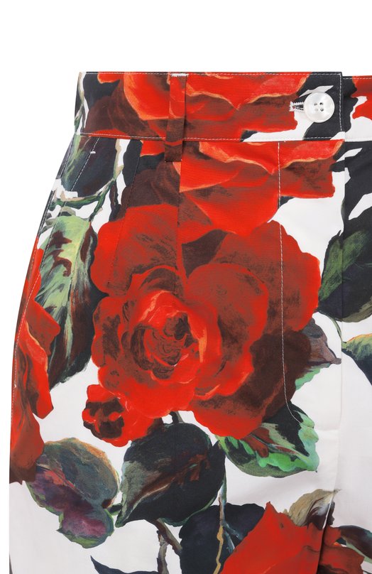 Хлопковые шорты Dolce & Gabbana FTC9RT/GDCZR Красный  FTC9RT/GDCZR Фото 6