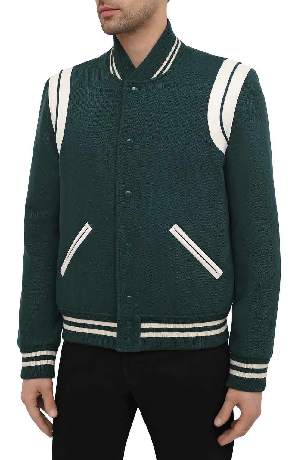 Шерстяной бомбер SAINT LAURENT, арт. 354718/Y213Q, фото 3