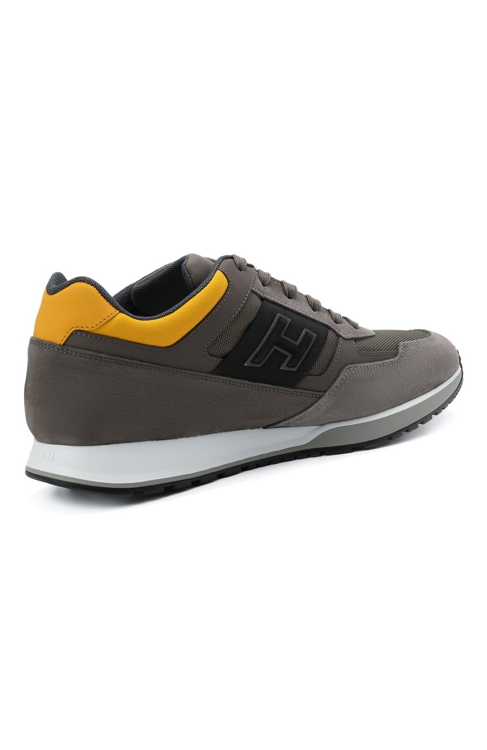 Комбинированные кроссовки HOGAN, арт. HXM3210K790QCG, фото 4
