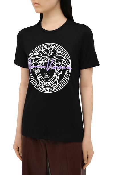 Хлопковая футболка VERSACE, арт. A88729/A228806, фото 3