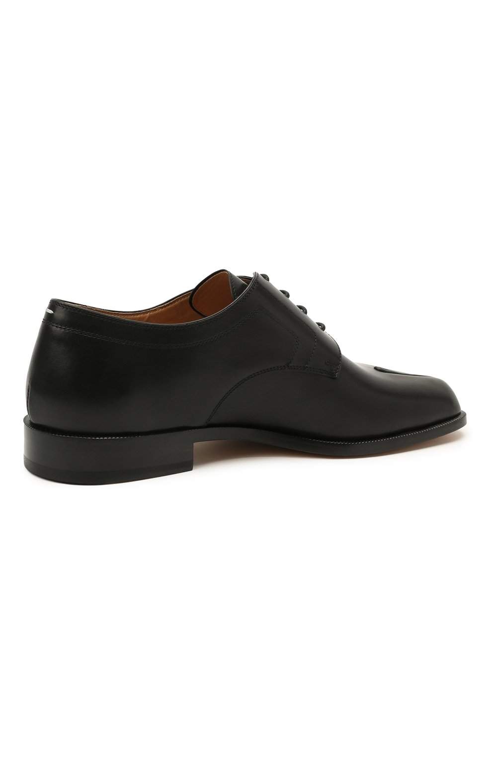 Кожаные дерби tabi MAISON MARGIELA черного цвета по цене 88100 руб., арт. S97WQ0052/P3292, фото 4 Кожаные дерби tabi MAISON MARGIELA, арт. S97WQ0052/P3292, фото 4
