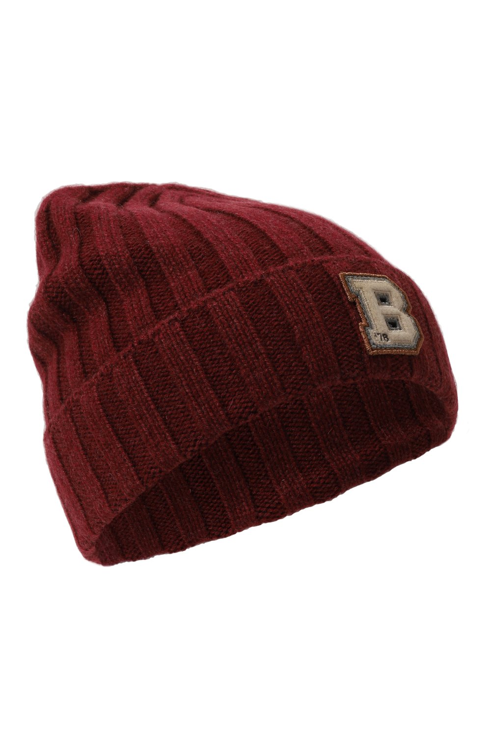 Кашемировая шапка BRUNELLO CUCINELLI бордового цвета по цене 24200 руб., арт. B22M90008A, фото 1 Кашемировая шапка BRUNELLO CUCINELLI, арт. B22M90008A, фото 1