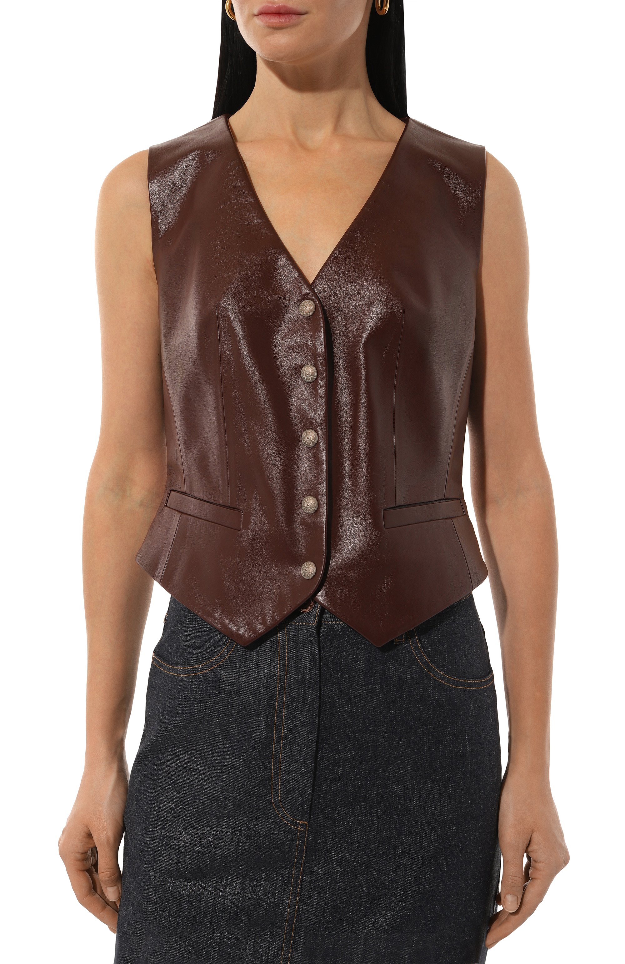 Кожаный жилет NOBLE&BRULEE, арт. NB70/140821/33, фото 3