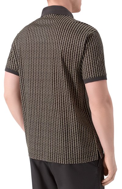 Поло из лиоцелла и хлопка EMPORIO ARMANI, арт. EM005356/AF24857, фото 4