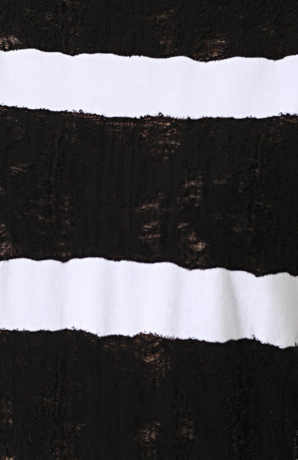 Хлопковый лонгслив в контрастную полоску RTA, арт. WF7120-822BKWHT, фото 5