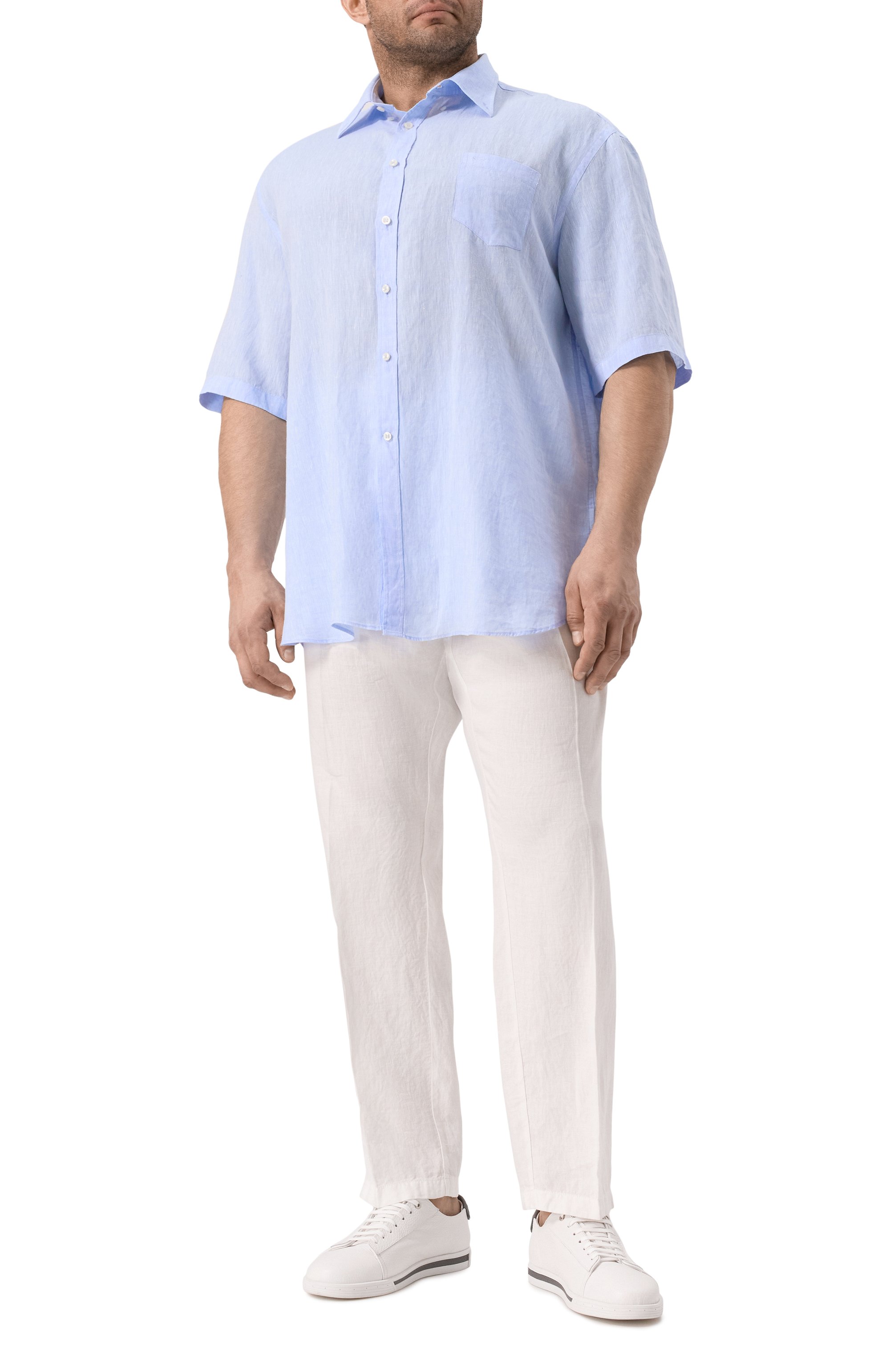 Льняная рубашка PAUL&SHARK, арт. 25413007/48, фото 2