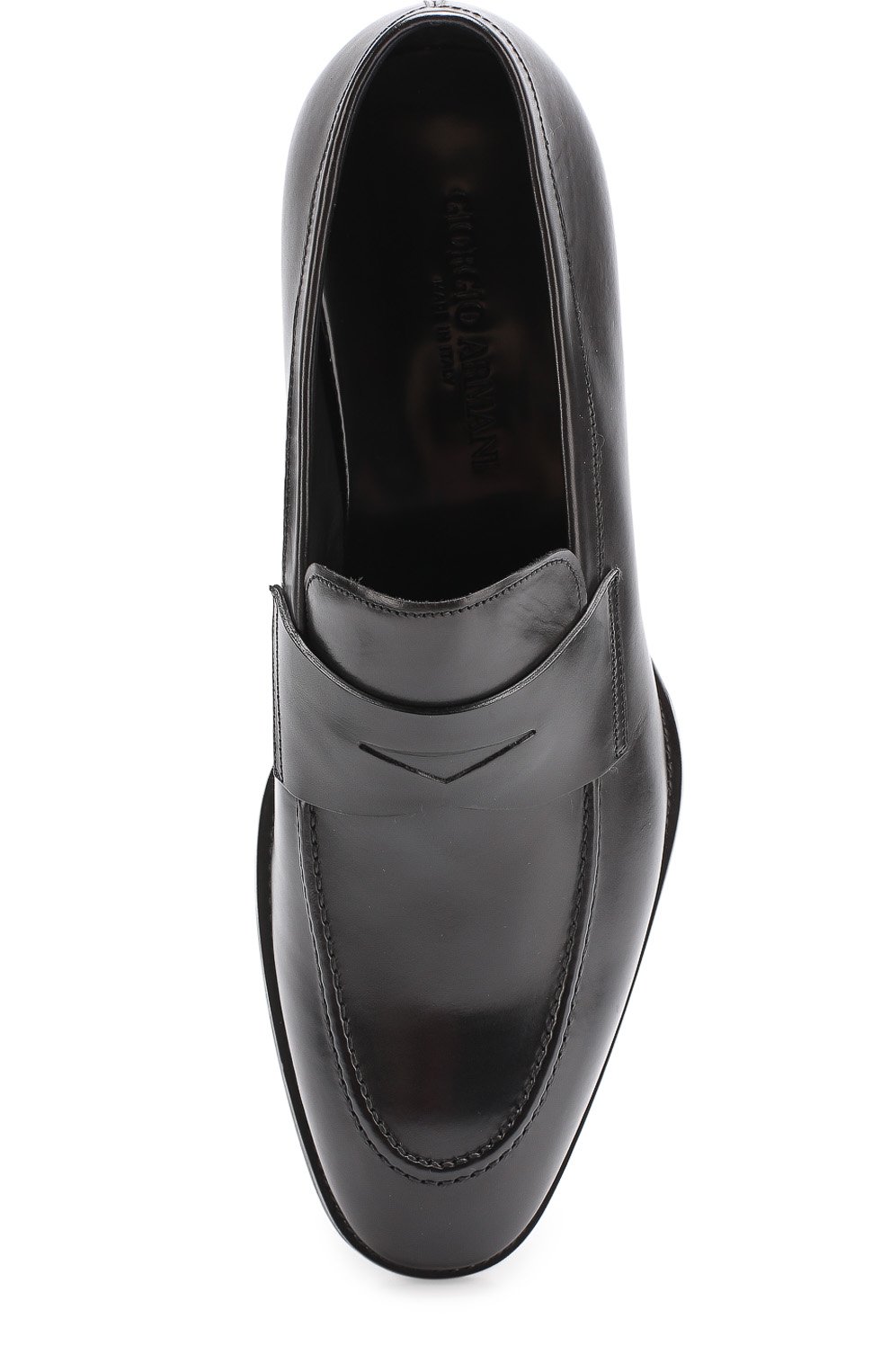 Кожаные пенни-лоферы GIORGIO ARMANI, арт. X2A314/XAT29, фото 5