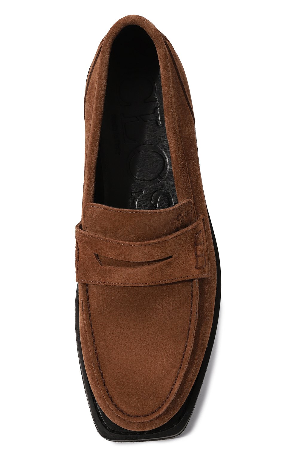 Замшевые пенни-лоферы CLOSED, арт. C99594-88T-22, фото 6