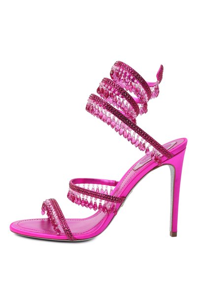 Текстильные босоножки chandelier 105 RENE CAOVILLA, арт. C12535-105/R001, фото 4