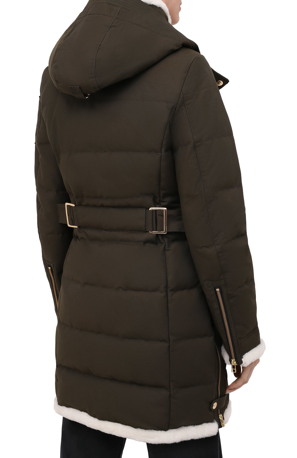 Пуховик MOOSE KNUCKLES хаки цвета по цене 134000 руб., арт. M39LP206G, фото 4 Пуховик MOOSE KNUCKLES, арт. M39LP206G, фото 4
