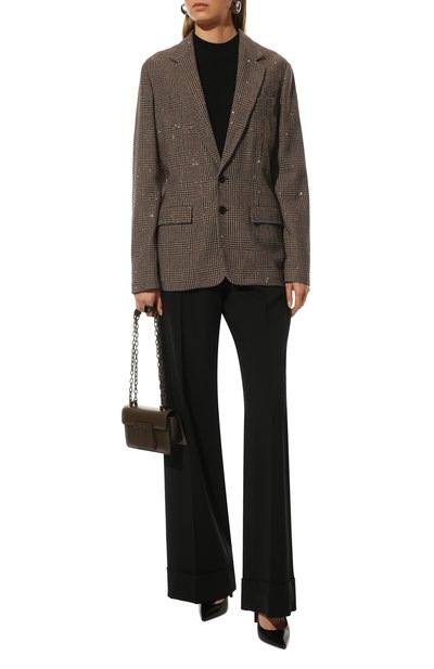 Шерстяной жакет с отделкой стразами RALPH LAUREN, арт. 290858197, фото 2