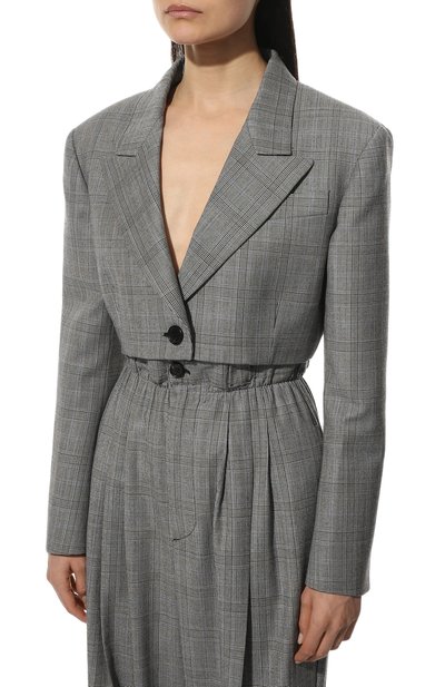 Шерстяной жакет MIU MIU, арт. MH1755-1Z96-F0031, фото 3