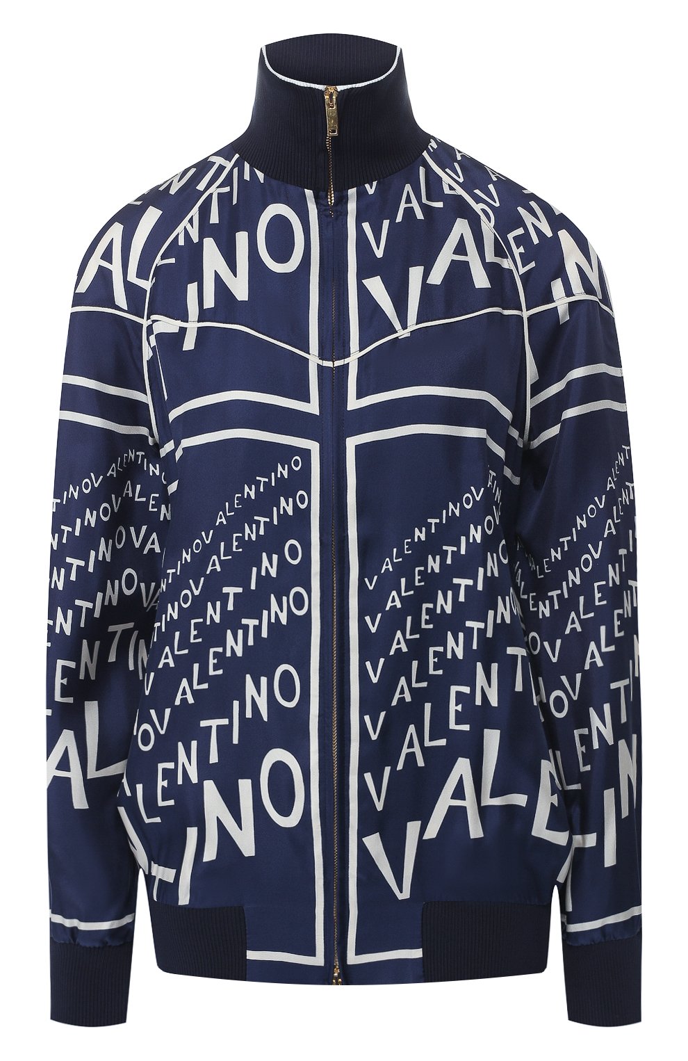 Шелковый бомбер VALENTINO, арт. RB3CI0A04EL, фото 1
