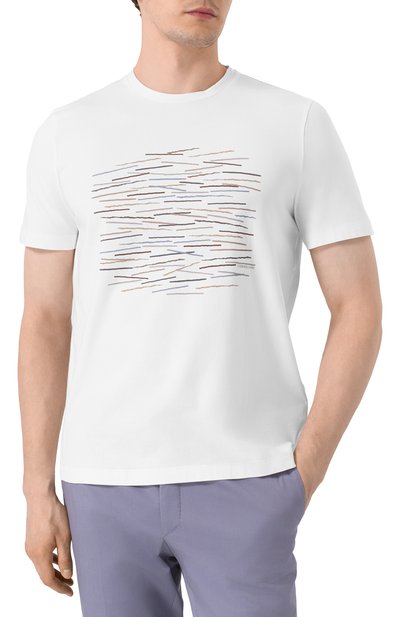 Хлопковая футболка CORNELIANI, арт. 25G585-2525063, фото 3