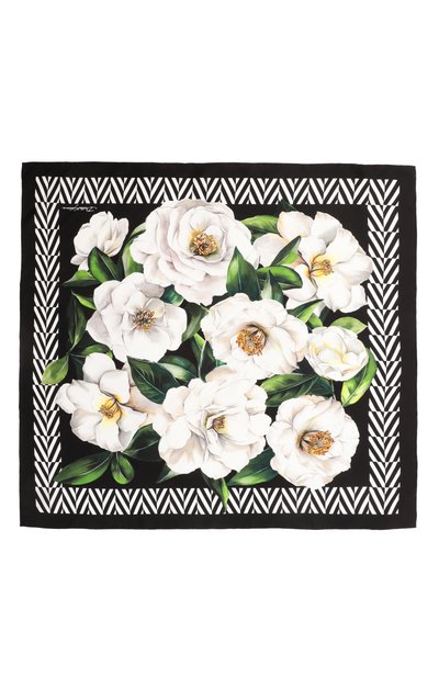 Шелковый платок DOLCE & GABBANA, арт. FN092R/GDCUG, фото 3