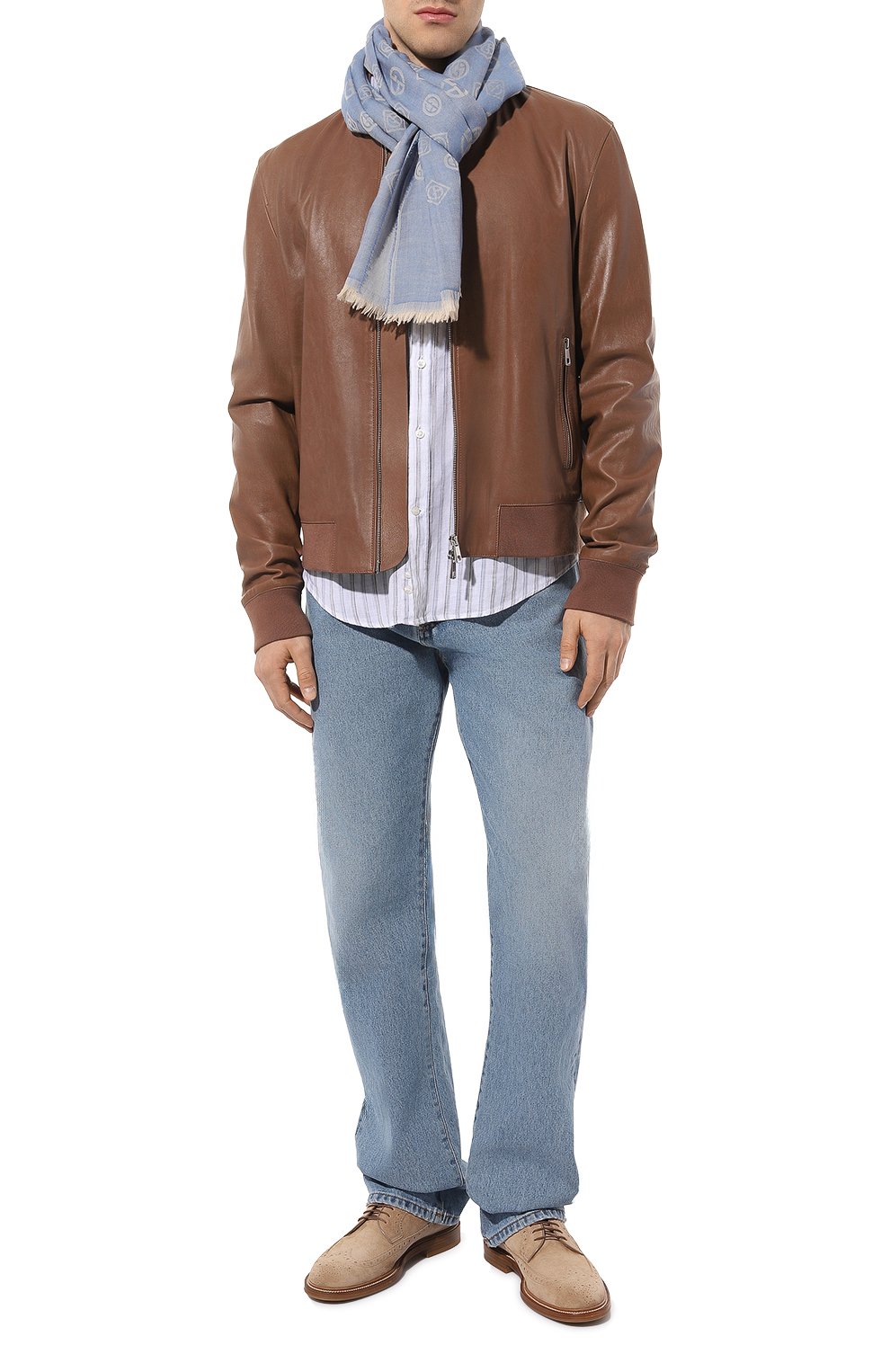 Кашемировый шарф GIORGIO ARMANI, арт. 745204/4R110, фото 2