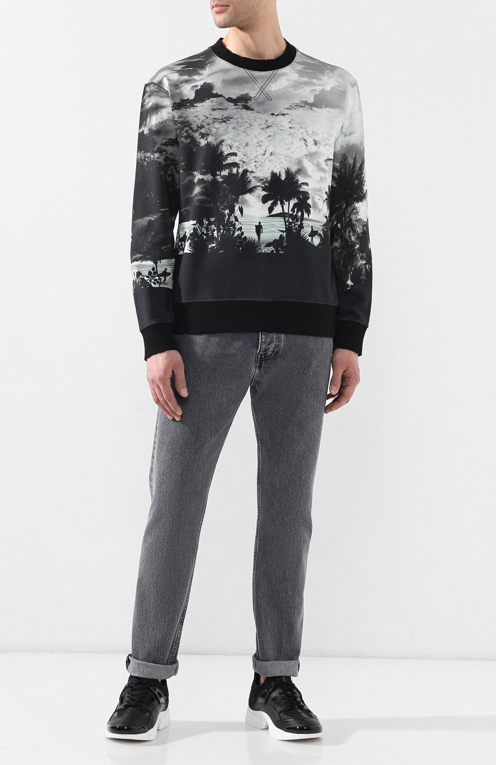 Хлопковый свитшот JUST CAVALLI, арт. S03GU0041/N25202, фото 2