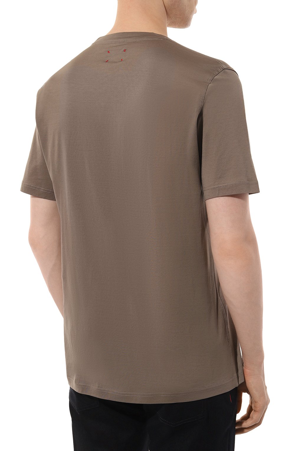 Хлопковая футболка KITON, арт. UMK0487HE23, фото 4