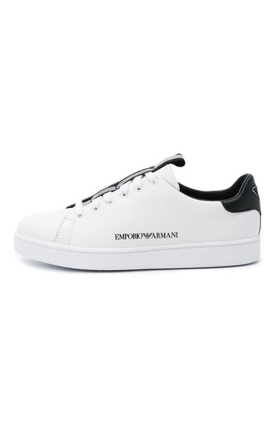 Кожаные кеды EMPORIO ARMANI, арт. X3X132/XM789, фото 3
