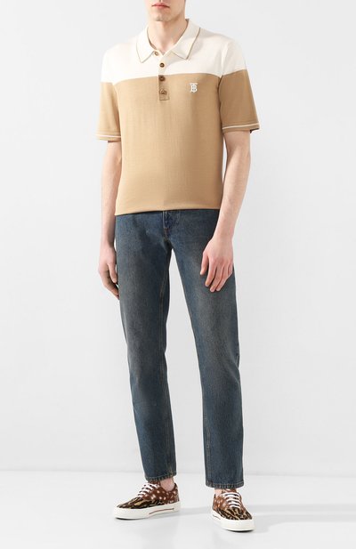 Поло из смеси шелка и ка шемира BURBERRY, арт. 8025959, фото 2