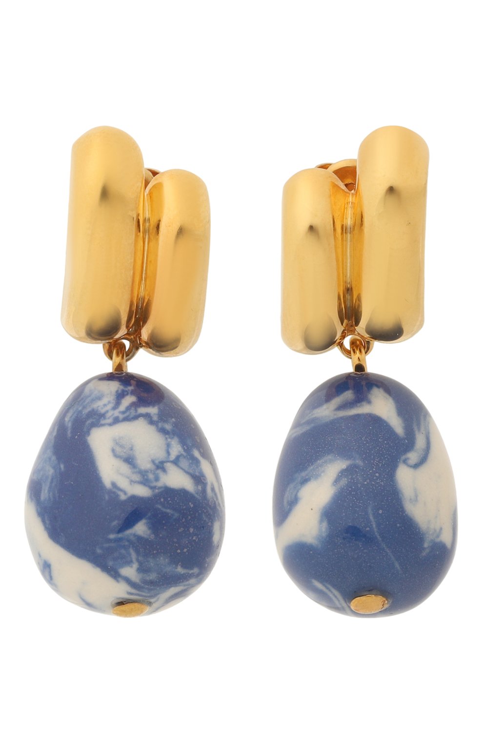 Серьги COPINE JEWELRY синего цвета по цене 26400 руб., арт. IRISG, фото 1 Серьги COPINE JEWELRY, арт. IRISG, фото 1