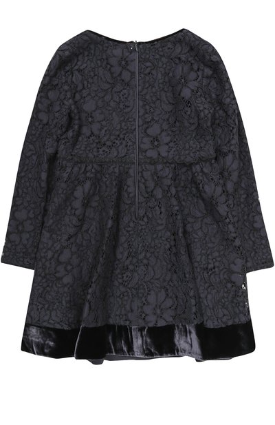 Кружевное мини-платье с бархатной отделкой ERMANNO SCERVINO, арт. 41 I AB02/4-8, фото 2