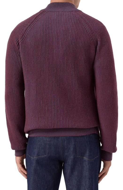 Кашемировый свитер Kiton UMK0794A0024 Фиолетовый  UMK0794A0024 Фото 4
