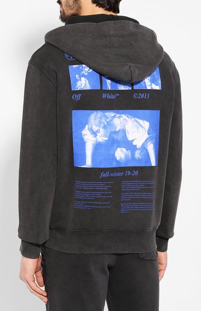 Хлопковая толстовка OFF-WHITE, арт. 0MBE001F19E300091030, фото 4