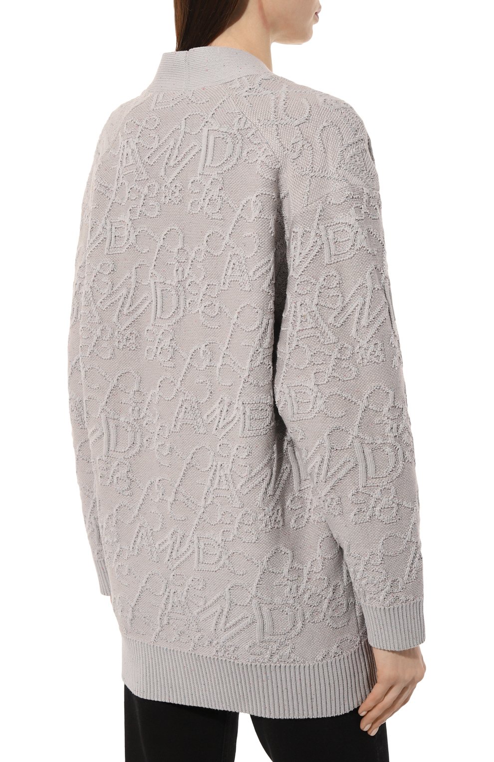 Кардиган из хлопка и вискозы AND THE BRAND серого цвета по цене 52360 руб., арт. S23-CG010-1004-901, фото 4 Кардиган из хлопка и вискозы AND THE BRAND, арт. S23-CG010-1004-901, фото 4