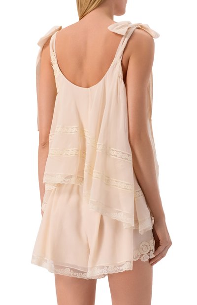 Топ из хлопка и шелка ZIMMERMANN, арт. 5582TRS261, фото 4